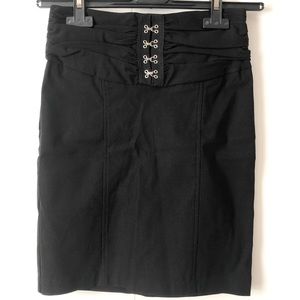 SOLD - Limité - Black Mini Pencil Skirt